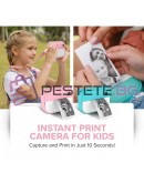 Детски фотоапарат с принтер и селфи камера